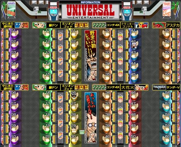 ななぱちのホールの様子