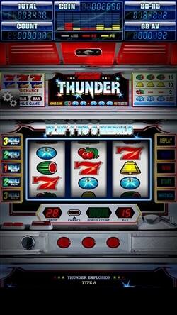 「サンダーV」赤7揃い